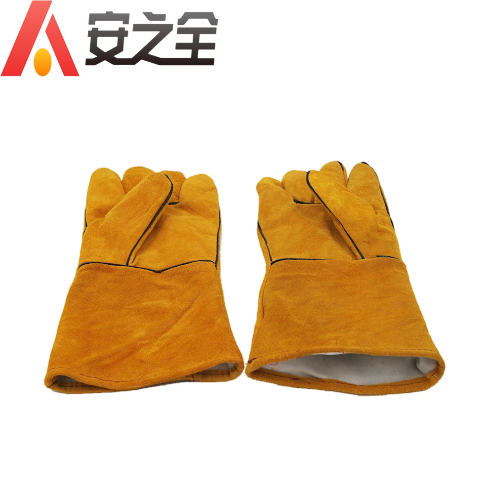 Custom Cowhide Argon Leather Ttig Welding Gloves