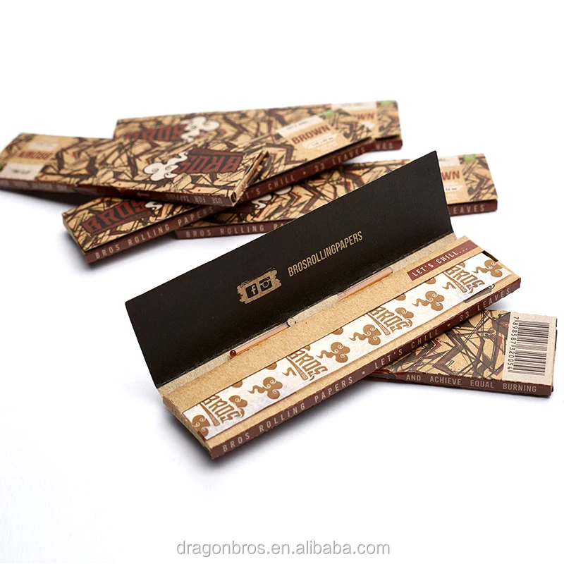 100% Hemp smoking rolling paper unbleached paper for smoking