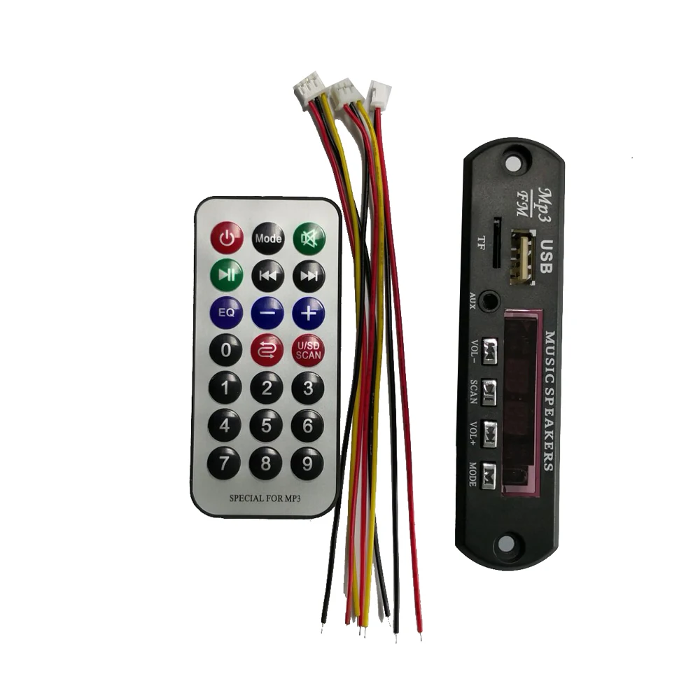 С модулем декодера TF AUX USB FM MP3