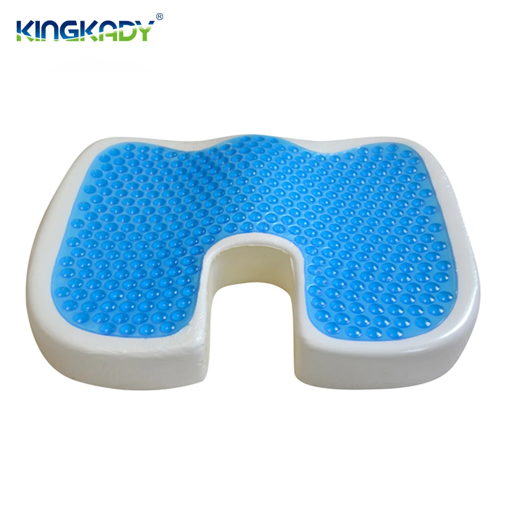 Wholesale Extra Large Soft Comfort Cooling Gel Enhanced Memory Foam Car Seat Cushion Honeycomb