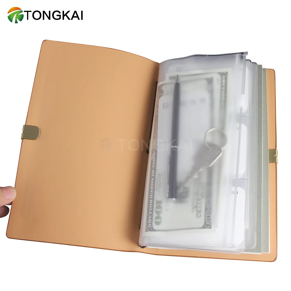 New Premium Quality Design Leather Cover Travel Journal Notebook Mini Notebook Diary Planner With Inside Elastic Closure Pocket