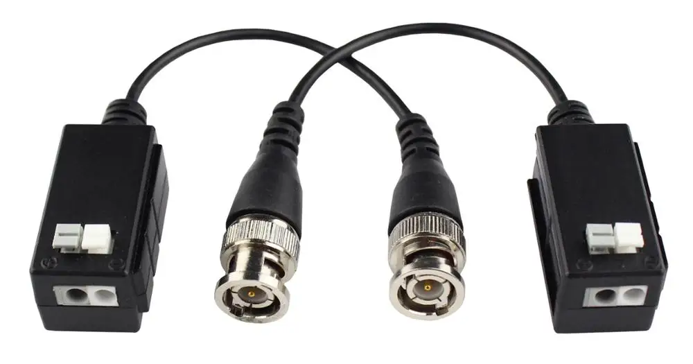 Black video balun best price rj45 video balun cctv camera video balun