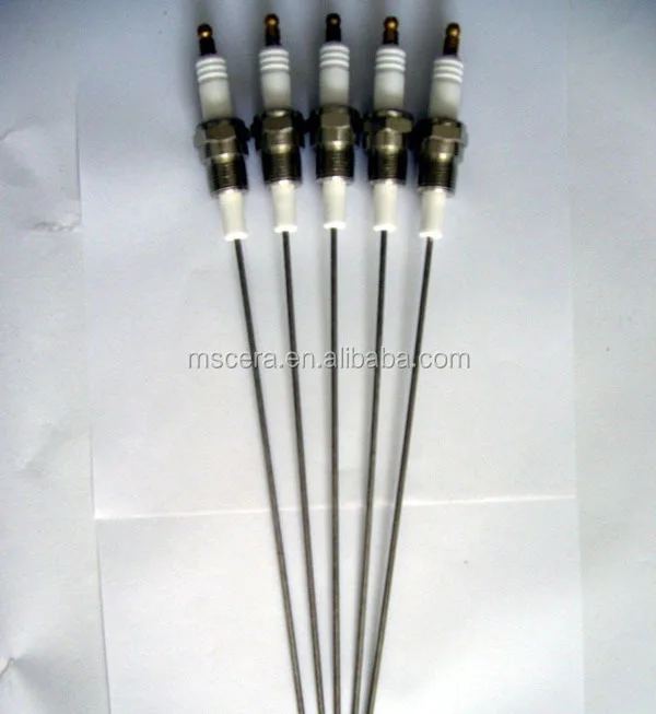 Alumina Ceramic Ignition Electrode Rod In Gas Furnace