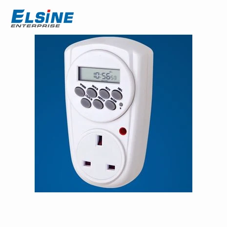 Великобритания Тип 240v 13A ETE-12A часы цифровой таймер