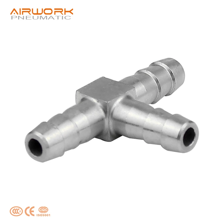 stainless steel air hose barbed pipe fitting barb fittings connections connector for plastic hoses