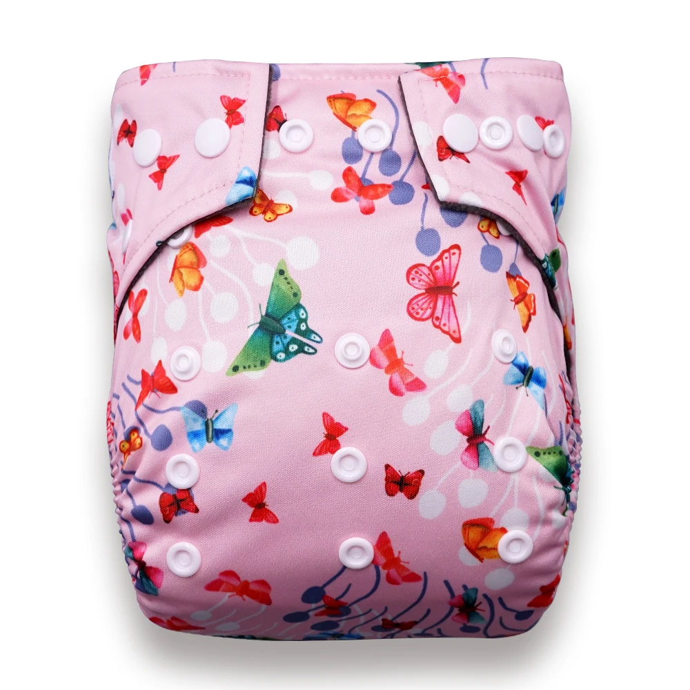 Thermal Transfer Printing Cute Patterns Babyland Reusable Eco-friendly Baby Cloth Nappy Pants Reusable