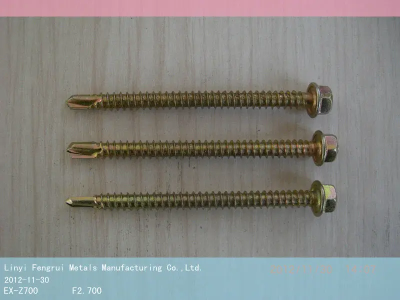 Профессиональные самосверлильные кровельные винты с шестигранной головкой (завод)