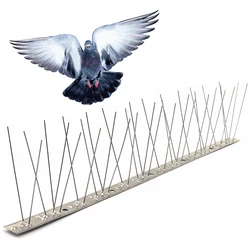 China manufacturer wholesale 50cm stainless steel Anti Pigeon thorn custom bird spikes for pest control
