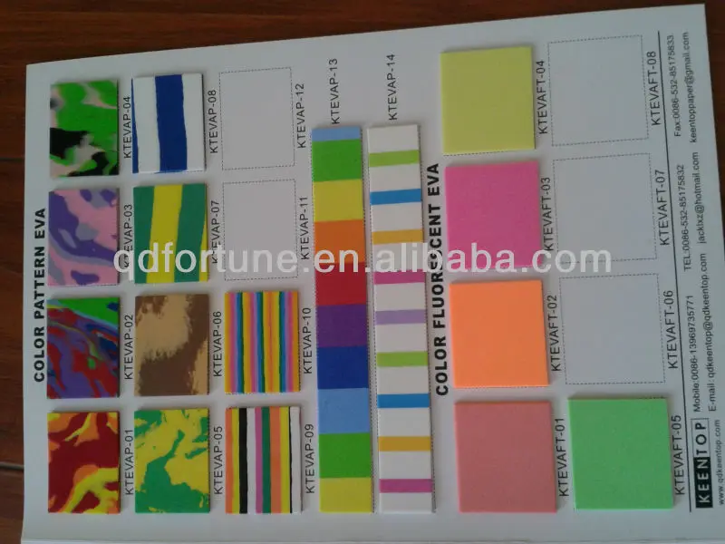 новая красочная безвкусно ева производителя, безвкусно ева пенистый листа производителя