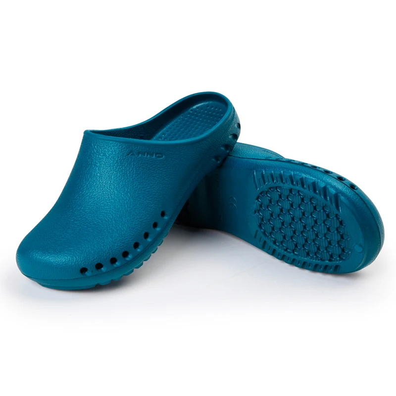 Anno Surgical Shoes Nurse Slippers Laboratory Slippers Lightweight Clean Room Baotou Shoes EVA Antiskid Comfortable Unisex