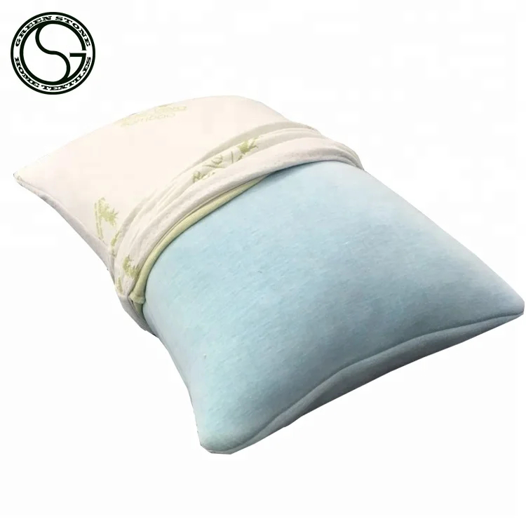 Hot Selling Adjustable Aloe Vera Bamboo Pillow Shredded Memory Foam Pillow