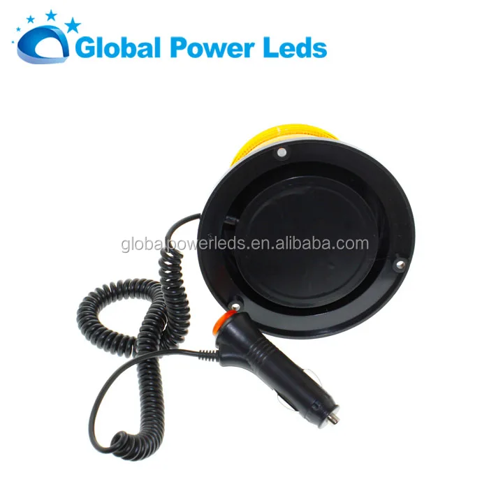 12v 24v Led Rotate flashing Warning Light screw automatically switch magnet waterproof IP67 beacon lamp