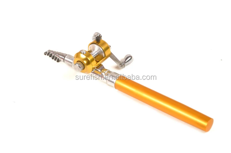 cheap great gift pocket mini pen fishing rod