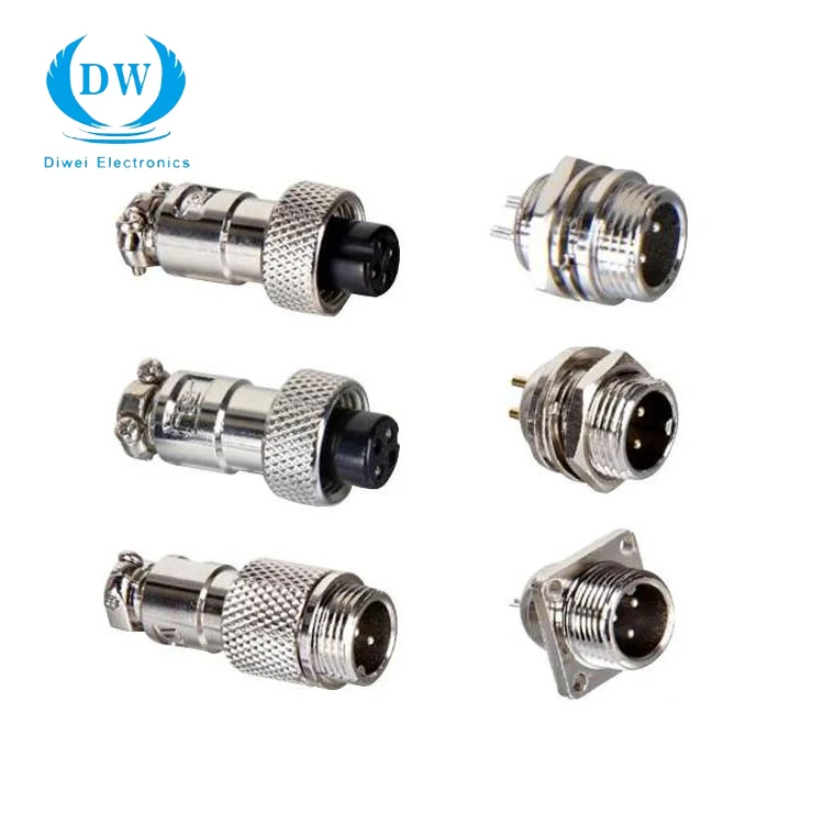 Точная водонепроницаемый ударопрочный собраны круг форме разъем GX12 авиация разъемы