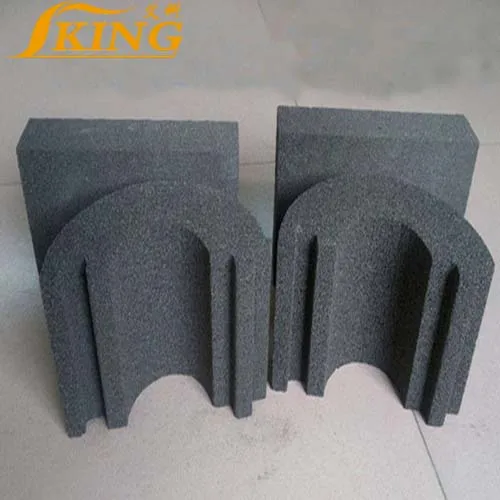 Low price of foam glass tube/pipe section