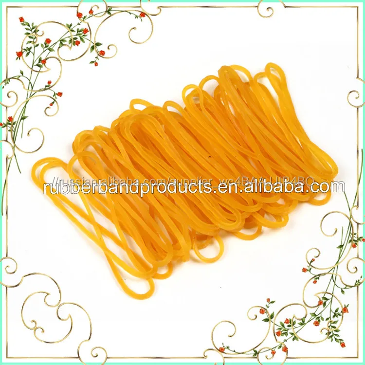 32MM Высокое качество прозрачный желтый цвет Упругие Латекс Резиновая лента для денег полосы