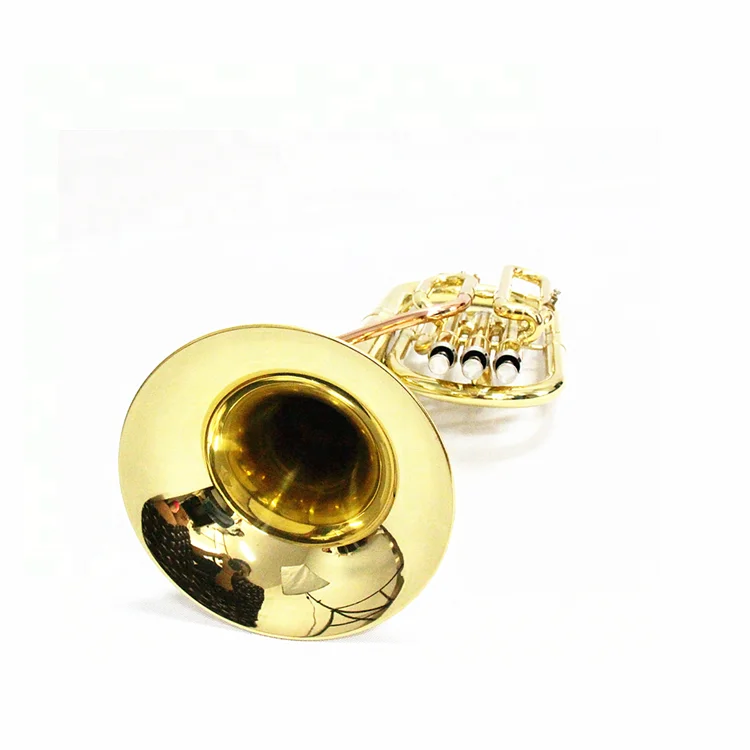  Сделано в Китае профессиональный оркестр высококачественный гудок из латуни колокольчик меди золотистый лакированный альт-гудок