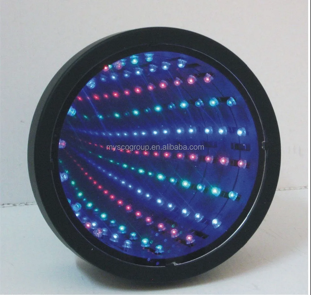 Светодиодная туннельная лампа, бесконечность, зеркальная туннельная лампа, светодиодное освещение, сенсорный декор для вечеринки