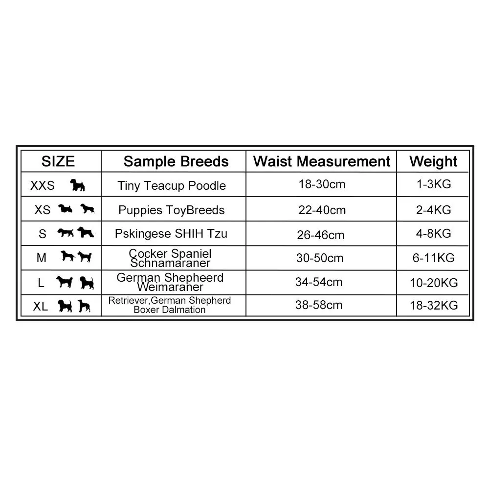 Pet Soft Pet Urine Shorts Pet Female Dog Water Absorbing Type Dry Health Pants Dog Disposable Diaper For Female Dog