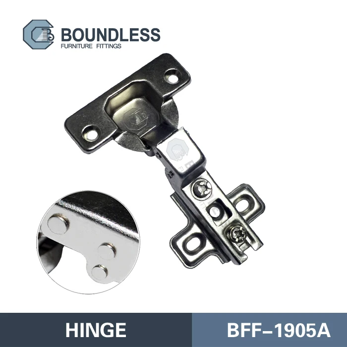 35mm Two-way cabinet Hinge Iron hinge