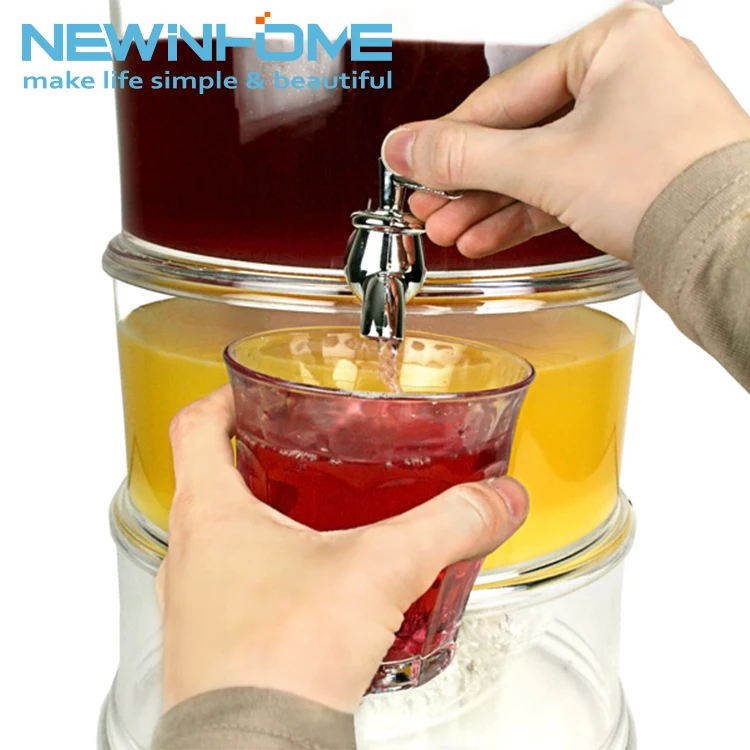 Wholesale Beer Tower Soft Drink Plastic Juicer Dispenser Cold Drink