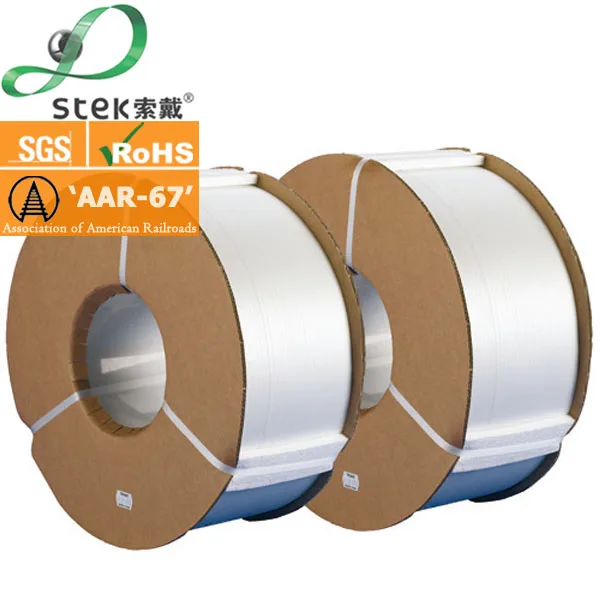 Чистый белый 12 мм полипропиленовый ремешок от производителя