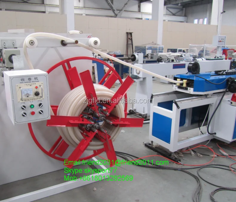 plastic conduit corrugated pipe extruder machine