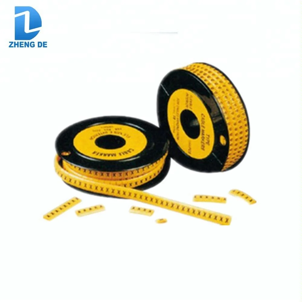 Plastic Colorful Cable Marker For Electric Wires