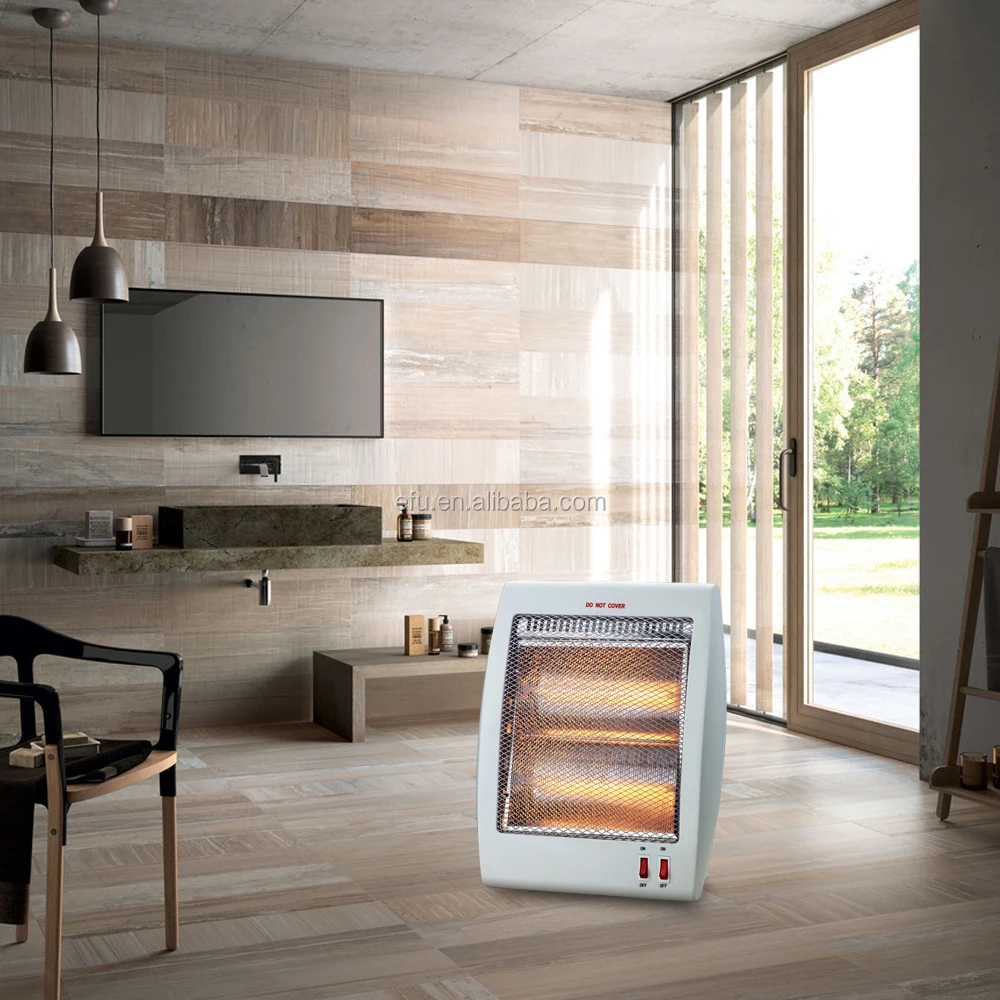 800W electric quartz heater with two power setting