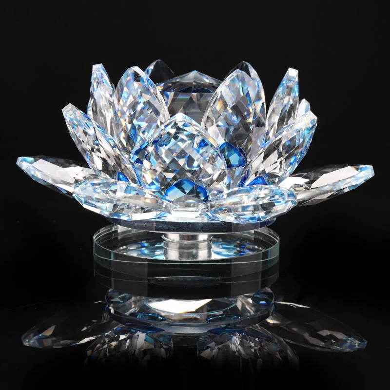 
crystal lotus flower candle holder wholesale 