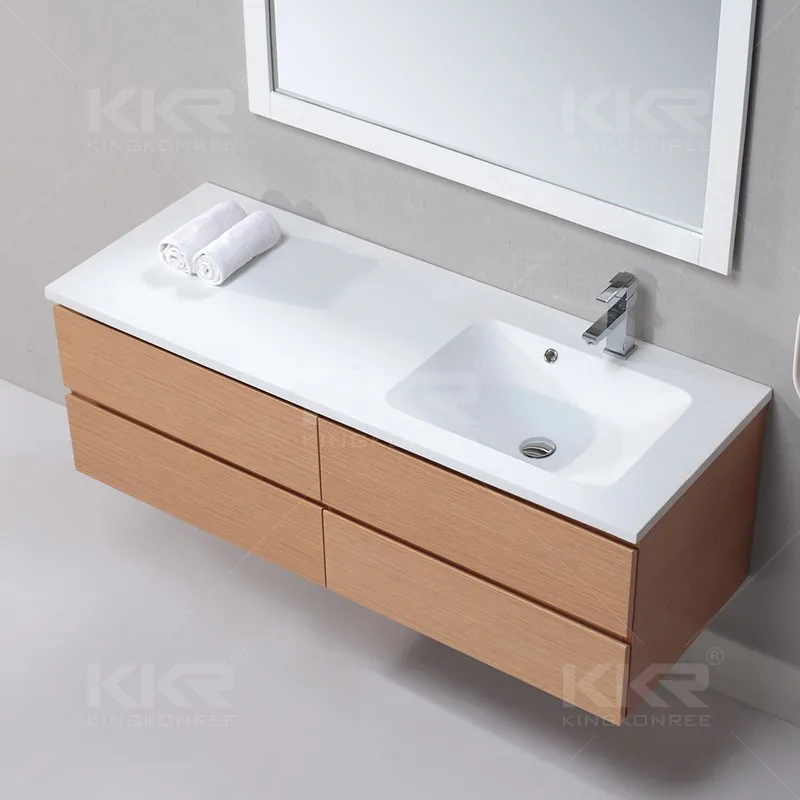 hot sale new design space aluminum washbasin vanity cabinet