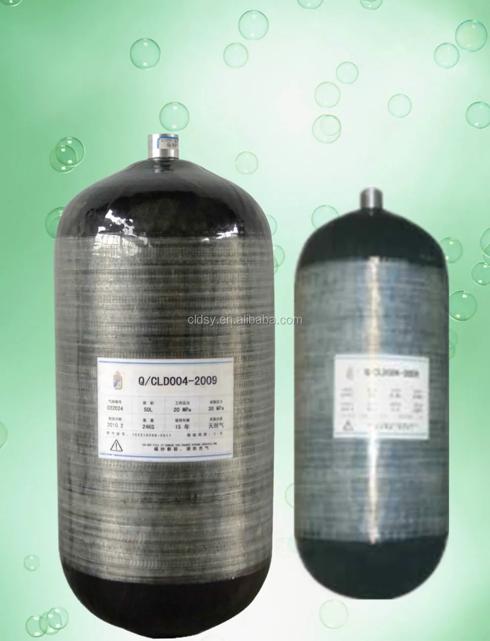 20 МПа 200 бар тип 3 Тип III бак CNG цилиндр высокого давления сжатие природного газового цилиндра углеродное волокно
