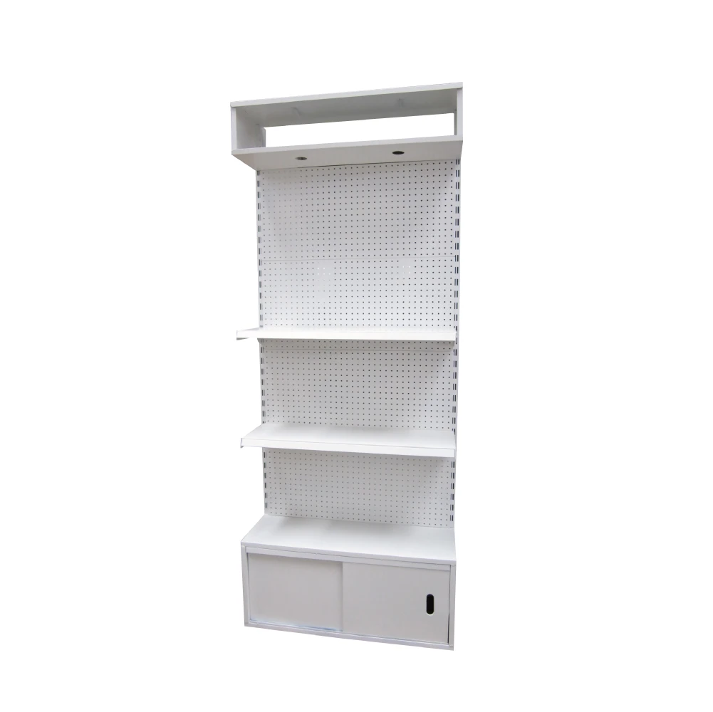 economic display shelf display stand with light box for sale