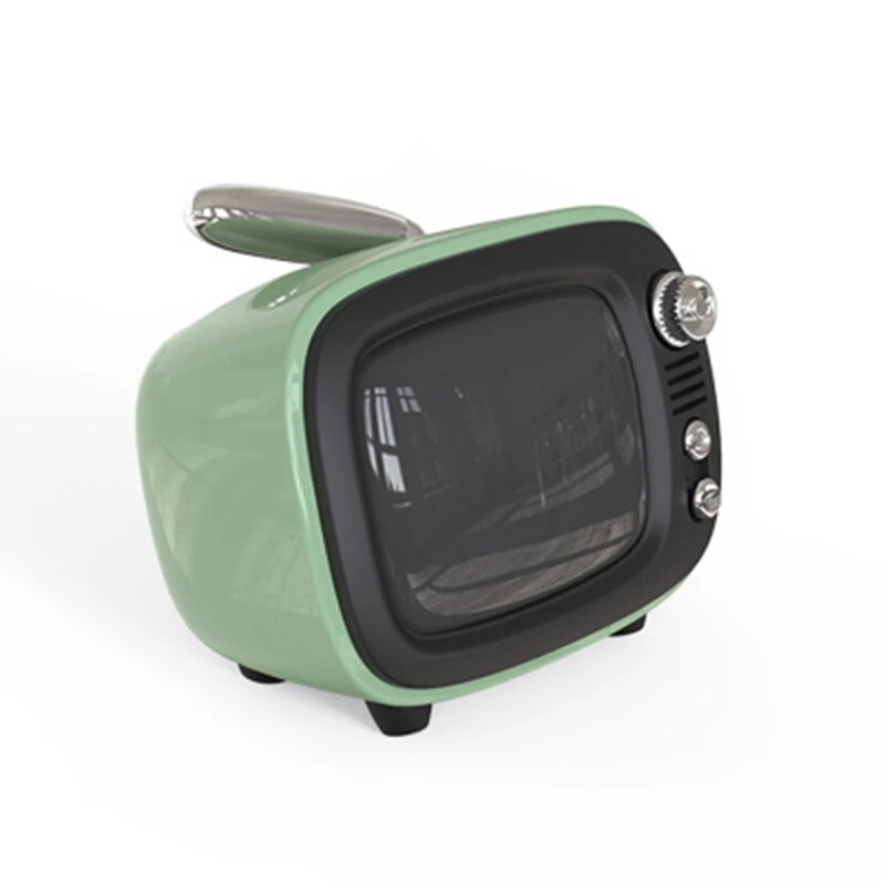 Retro mini TV speaker portable alarm clock Good audio SoundBox Wireless Audio Receiver speaker