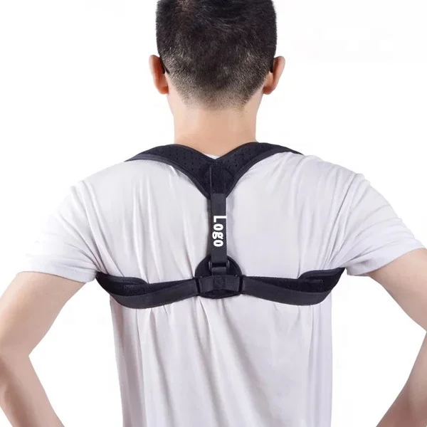 Low moq adjustable back posture corrector clavicle spine braces back slouching shoulder lumbar brace support belt