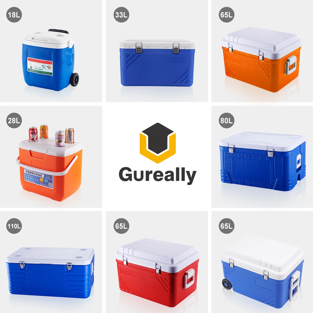 Commercial new used temperature control big large fish storage fishing ice cooler box