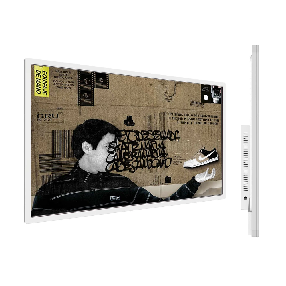 Заводской индивидуальный Сенсорный Экран Настенный монтажный рекламный аппарат все в одном ПК для ТВ рекламных проигрывателей дисплей