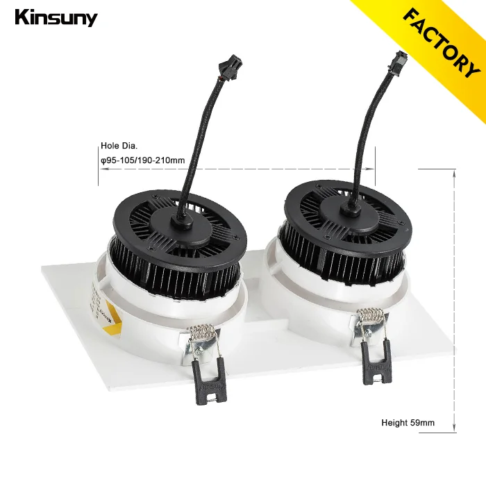 14W Kitchen Scale Gimbal Led Downlight Square from China Factory