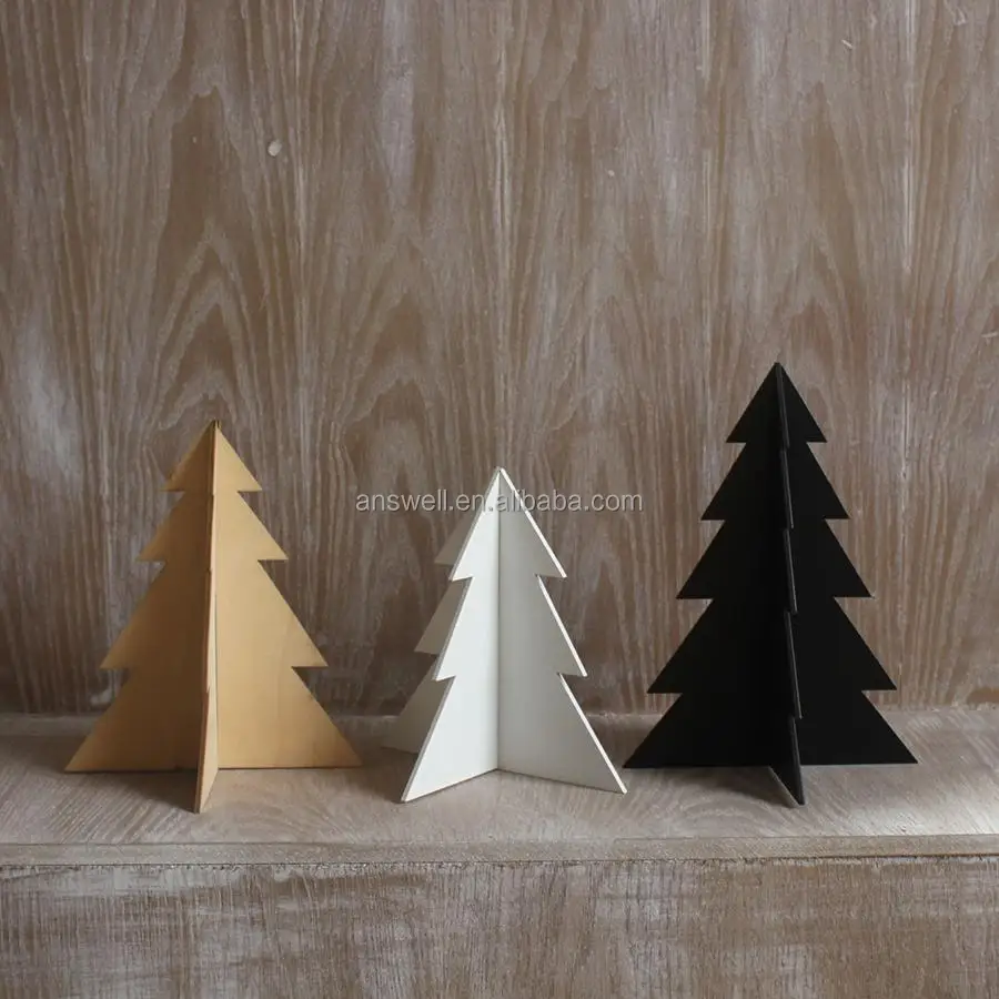 2017 оптовая продажа Рождественская елка фанеры рождественские украшения