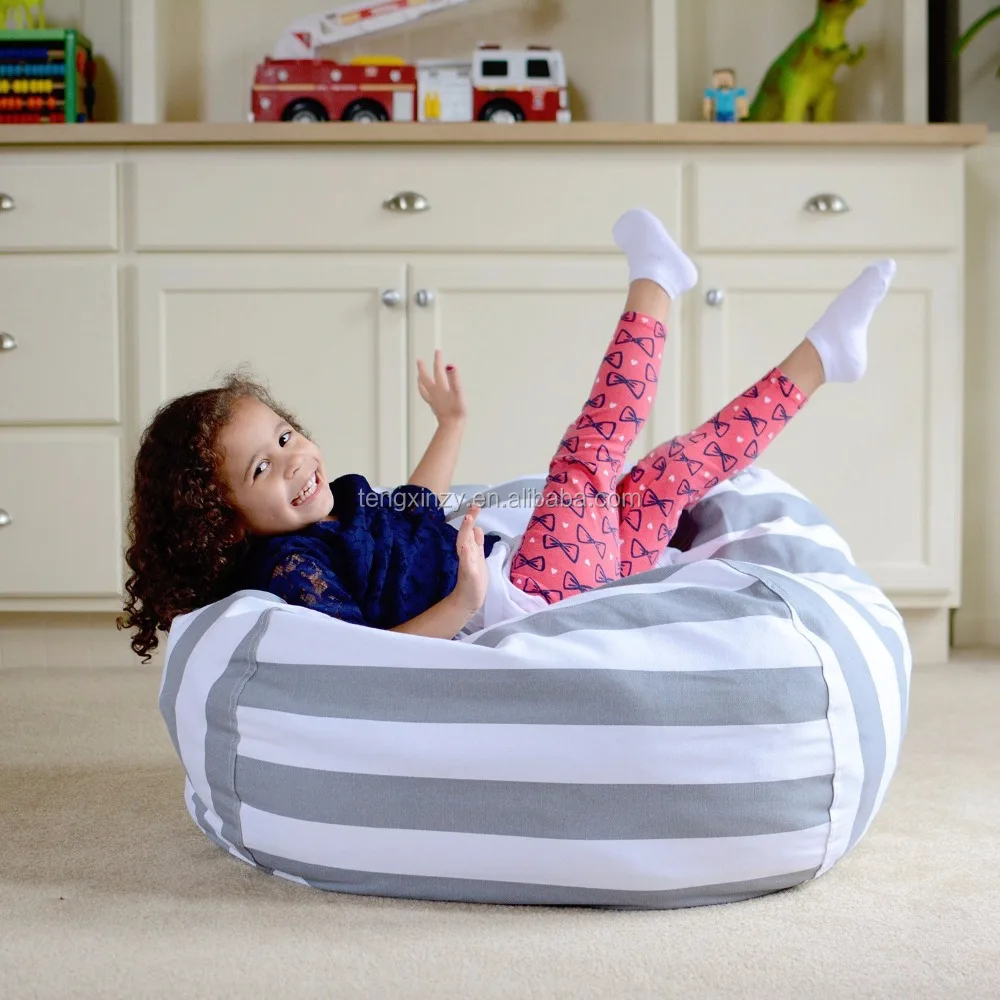 best seller stuffed animal storage bean bag chair for kids