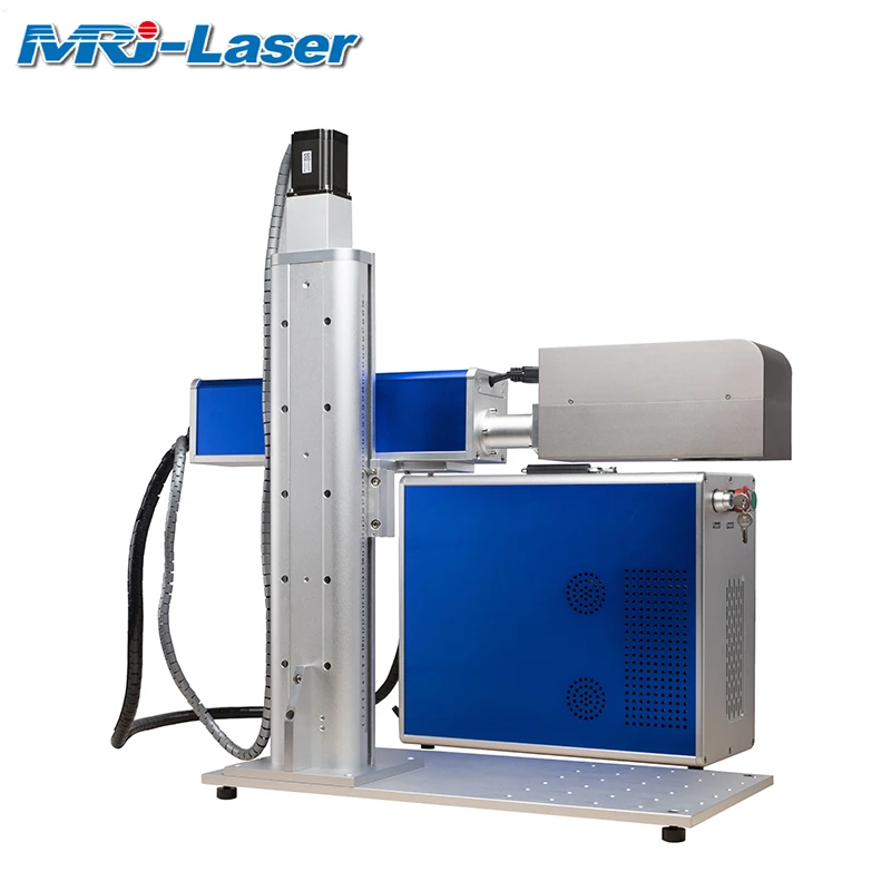 Portable 3D Fiber Laser 20W 30W 50W Color Marking Printing Machine With Motor to Auto-up-down
