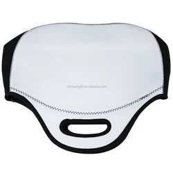 White Blank Neoprene Lunch Tote Bag for Sublimation