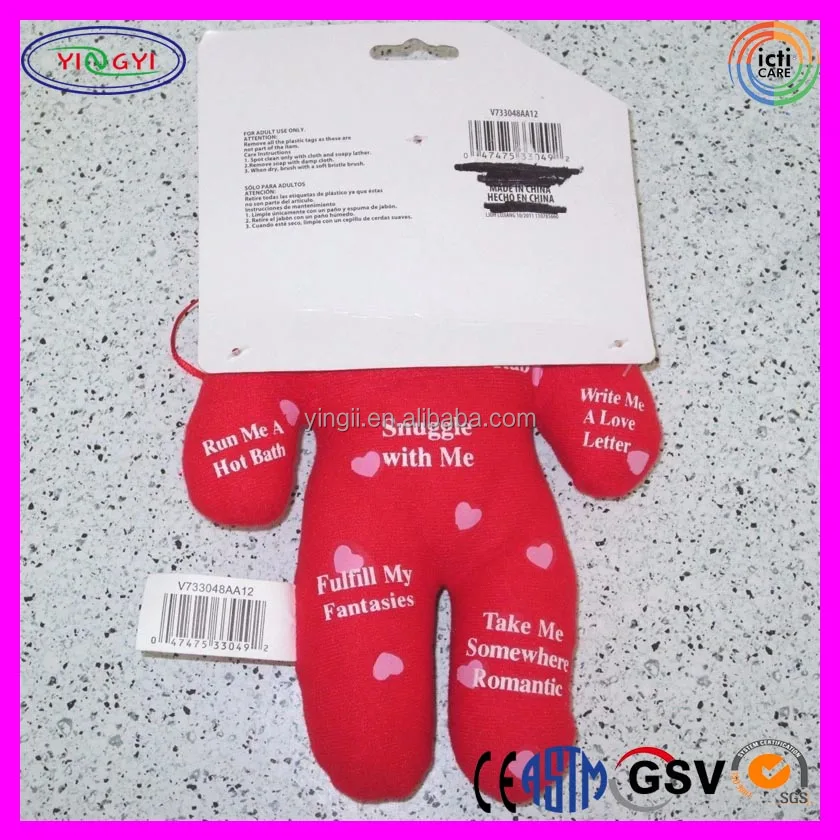 A721 забавная кукла вуду плюшевая красная игрушка брелок