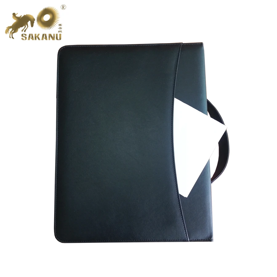 A3 size  leather fashion portfolio file folder