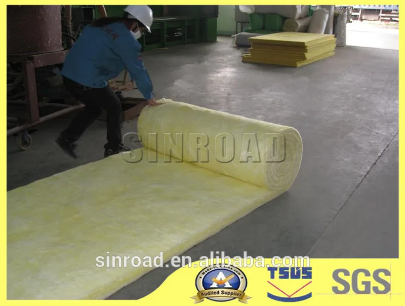 Fire proof glass wool blanket insulation