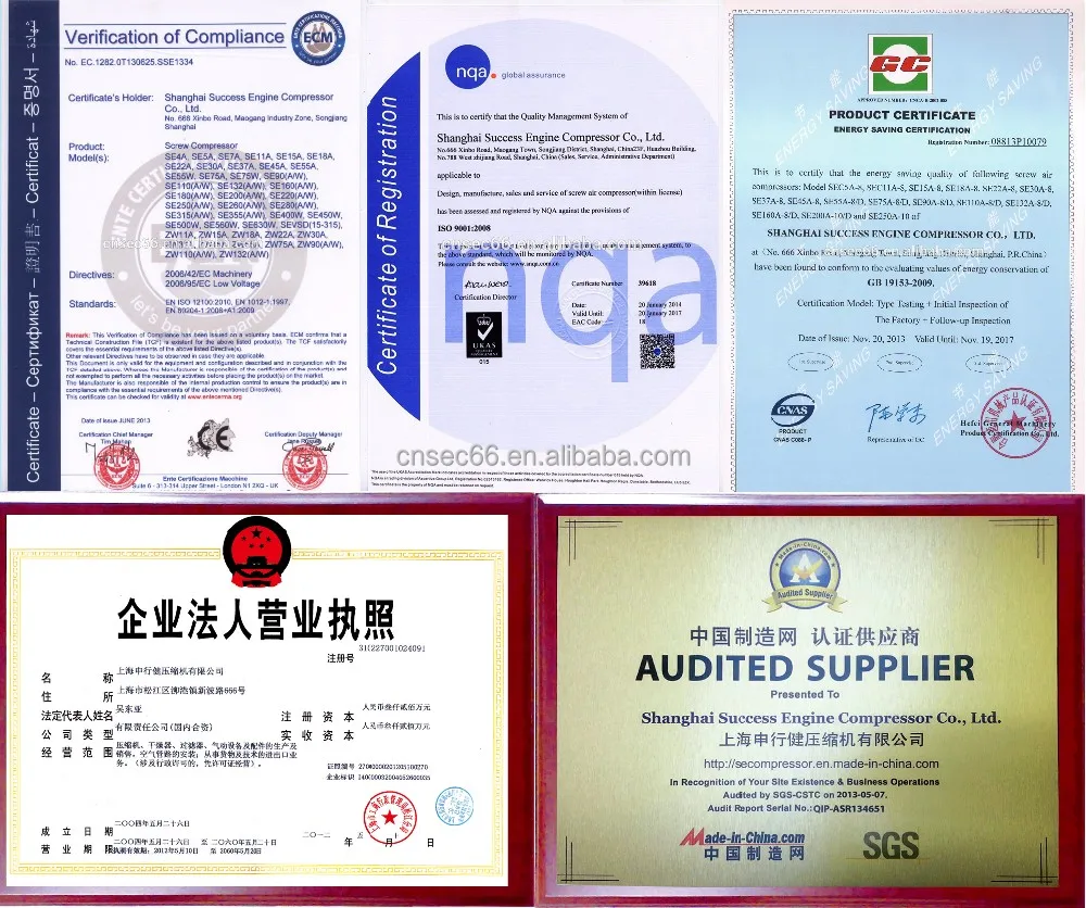 Customize industrial high pressure 55 KW 30 Bar screw air compressor for sand blasting