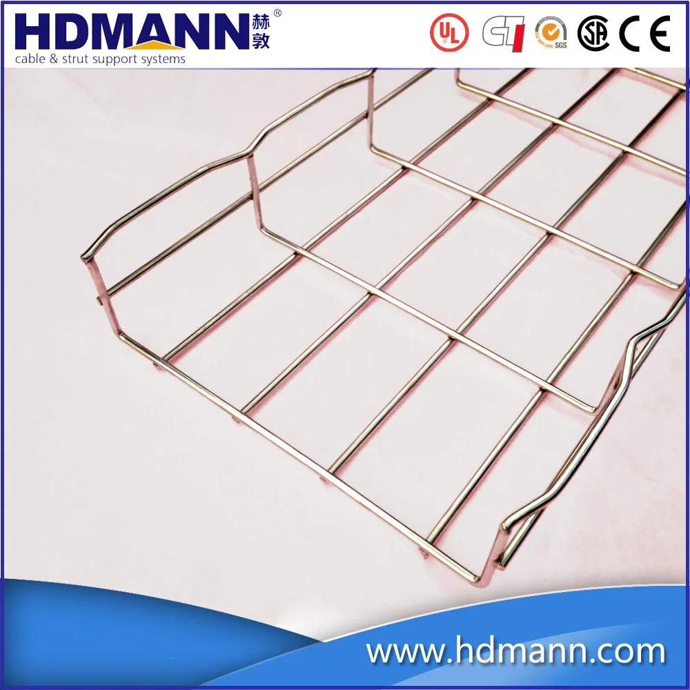 Stainless steel 304 wire mesh cable tray basket type cable tray