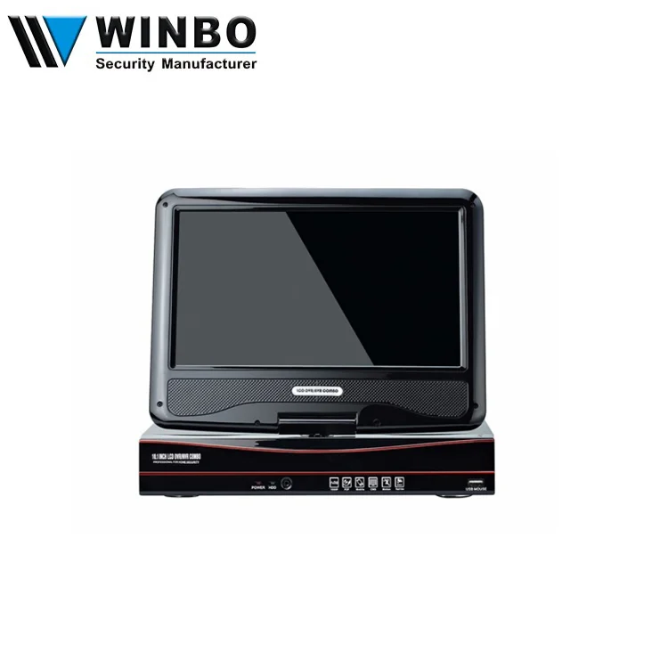 Full HD 720P H.264 4CH AHD LCD CCTV DVR Kit