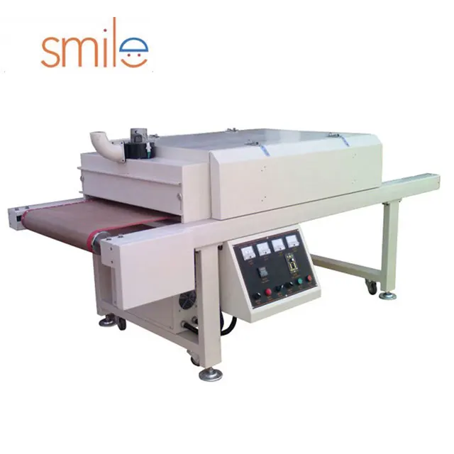 
General T-shirt Conveyor 350cm Mesh Belt Screen IR Drying Tunnel 