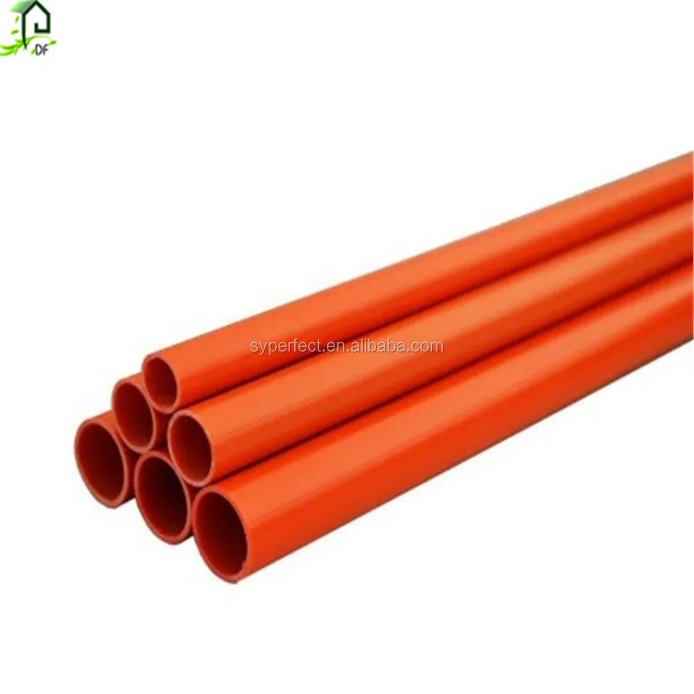 Electric 16mm Coloured Red Yellow Orange Grey PVC Pipe
